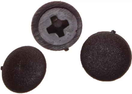 Заглушка декоративная ЗУБР под шуруп, цвет кр-дерево, шлиц №2, ТФ6, 40шт 4-308156-5 купить в Нягани