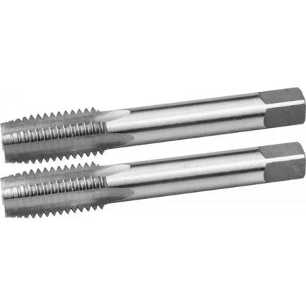 Комплект метчиков ЗУБР &quot;МАСТЕР&quot; ручных для нарезания метрической резьбы, М18 x 2,5, 2шт 4-28006-18-2.5-H2 купить в Нягани