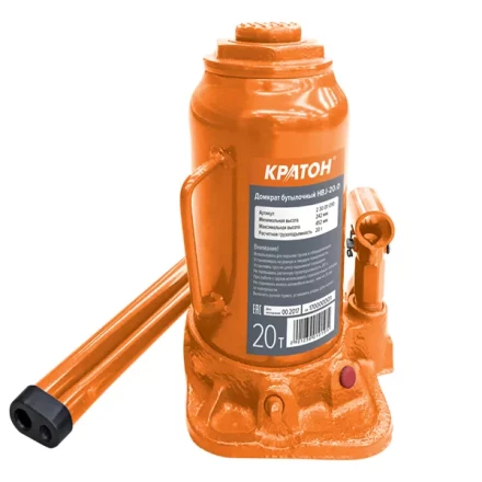 Домкрат бутылочный Кратон HBJ-20.0 2 30 01 010 купить в Нягани