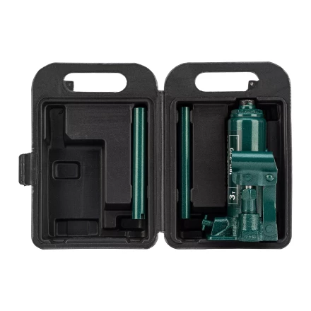 Домкрат гидравлический бутылочный Сибртех 50813, 3 т, 180-320 мм, в пласт. кейсе купить в Нягани