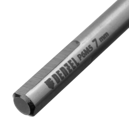 Сверло спиральное по металлу Denzel 7,0 x 109мм, Р6М5, Golden Tip, многогранная заточка 718280 купить в Нягани