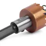 HSS-TiN коронка MESSER  21мм с центр. сверлом и толкающей пружиной для  лист. материала  до 2 мм ц/х купить в Нягани