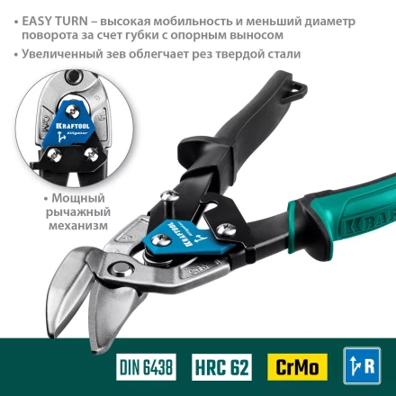 Ножницы по металлу двухрычажные Alligator 2328-OR купить в Нягани