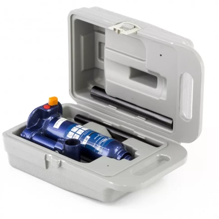 Домкрат гидравлический бутылочный 2 т h подъема 178-338 мм в пластиковом кейсе Stels 51172 купить в Нягани