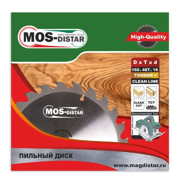 Пильный диск MOS-DISTAR (Cтандарт) тонкие PST1604816 купить в Нягани