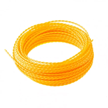 Леска для триммера овальная витая 2,0 мм х 15 м блистер Россия Denzel 96136 купить в Нягани