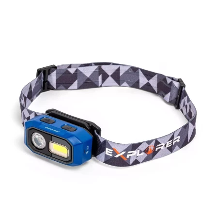 Фонарик налобный светодиодный со встроенным аккумулятором КВТ HL-6567 (88899) купить в Нягани