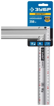 ЗУБР 250 мм, жесткий столярный угольник, Профессионал (34392-25) купить в Нягани