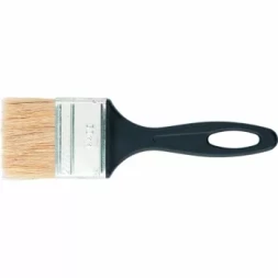 Кисть флейцевая "Стандарт", 35*6, натуральная щетина, пластиковая ручка ручка, СИБРТЕХ 82503