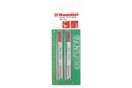 Пилки для лобзика HAMMER JG WD-PL T111C (2шт.) купить в Нягани