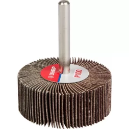 Круг шлифовальный ЗУБР &quot;МАСТЕР&quot; веерный лепестковый, на шпильке, тип КЛО, зерно-электрокорунд нормальный, P100, 20х50мм 36601-100