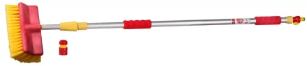 Щетка GRINDA моющая на телескопическом удлинителе в комплекте с соединителем 8-428486_z01 купить в Нягани