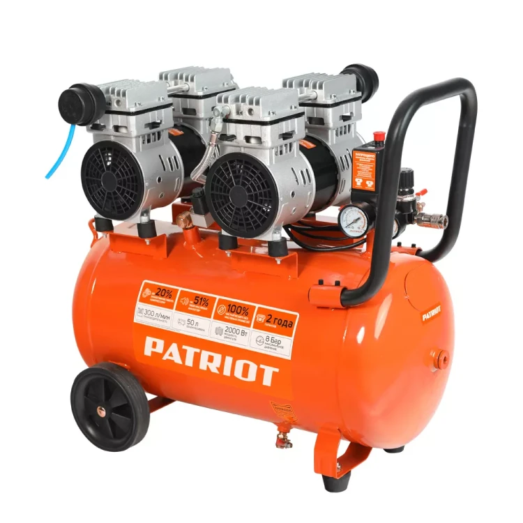 Компрессор поршневой безмасляный PATRIOT WO 50-300 купить в Нягани