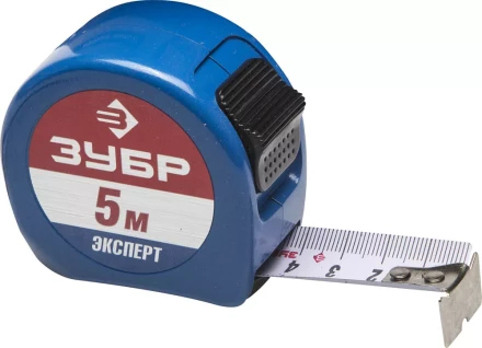 Рулетка ЗУБР, алюмин корпус повышенной прочности, нейлон покрытие, компактная эргоном конструкция, 5м/25мм 34058-05-25 купить в Нягани
