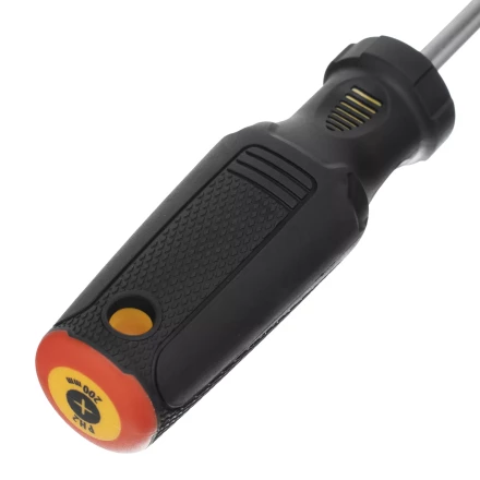 Отвертка PH2х200 мм, CrV, трехкомпонентная рукоятка Denzel 12182 купить в Нягани