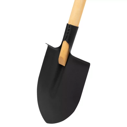 Лопата штыковая, 205х284х1340 мм, деревянный черенок с пропиткой, Россия Сибртех 614575 купить в Нягани