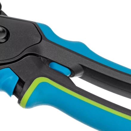 Секатор с наковальней Palisad, 220 мм, регулировка захвата, трехкомпонентные рукоятки, Luxe, 604805 купить в Нягани