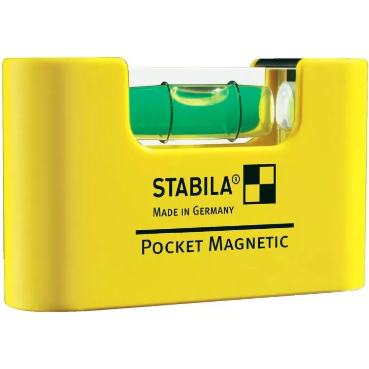Уровень тип  Pocket Magnetic  70x20x40мм  с магнитом   STABILA купить в Нягани