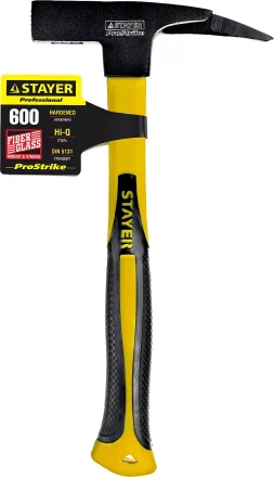 Молоток КРОВЕЛЬЩИКА PRO 600г с фиберглассовой рукояткой, STAYER Professional 20201 20201 купить в Нягани