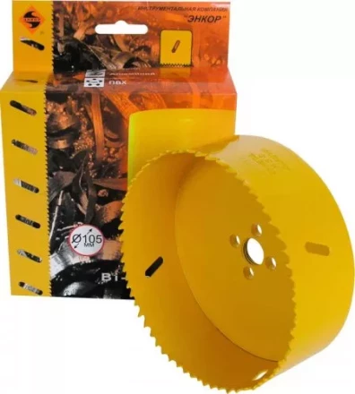 Коронка Bi-Metal Ф105 мм М42 Энкор 24405 купить в Нягани