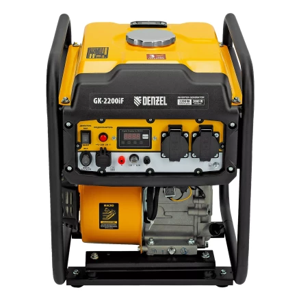 Генератор инверторный DENZEL GK-2200iF, 2,2 кВт, 230 В, ручной старт купить в Нягани