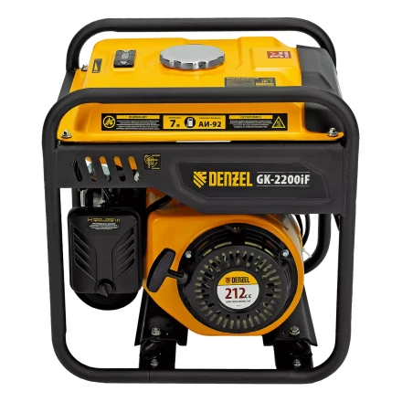 Генератор инверторный DENZEL GK-2200iF, 2,2 кВт, 230 В, ручной старт купить в Нягани