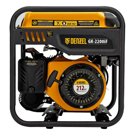 Генератор инверторный DENZEL GK-2200iF, 2,2 кВт, 230 В, ручной старт купить в Нягани