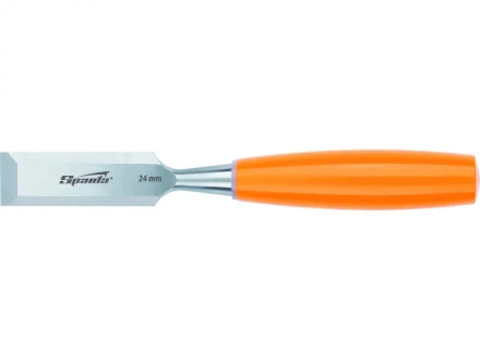 Стамеска 24 мм плоская пластмассовая рукоятка SPARTA 244255 купить в Нягани