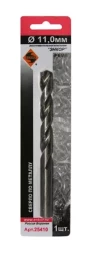 Сверло для металла Р6М5 Ф11,0 мм блистер Энкор 25410