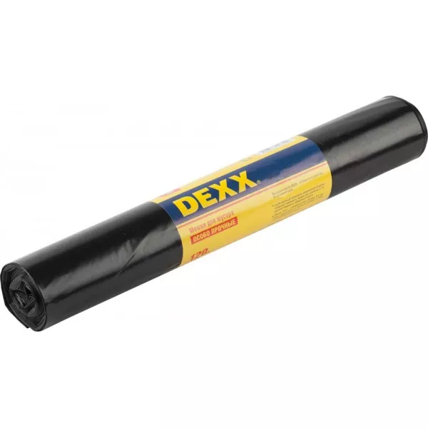 Мешки для мусора DEXX, черные, 120л, 10шт 39151-120 купить в Нягани