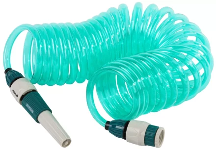 Шланг спиральный RACO для полива с наконечником и двумя внешними соединителями 4270-55895 купить в Нягани