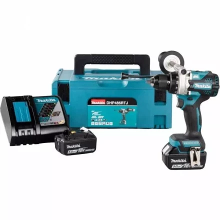 Аккумуляторная ударная дрель-шуруповерт Makita DHP486RTJ купить в Нягани