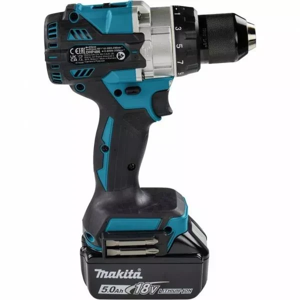Аккумуляторная ударная дрель-шуруповерт Makita DHP486RTJ купить в Нягани