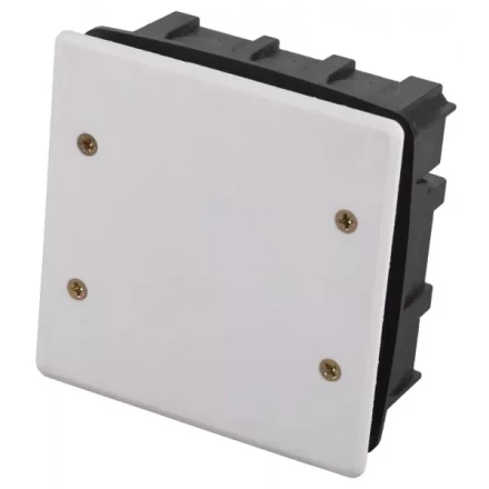 Коробка монтажная СВЕТОЗАР для подштукатурного монтажа, макс. напряжение 400В, с крышкой, 100х100х50мм, квадратная SV-54927 купить в Нягани