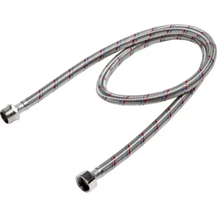 Подводка гибкая STAYER для воды, оплетка из нержавеющей стали, г/ш 1/2&quot; - 1м 51015-G/S-100 купить в Нягани