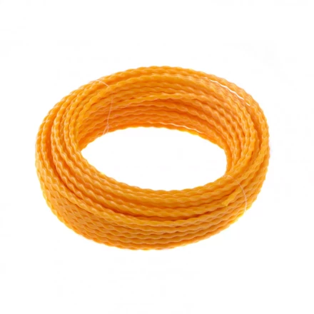 Леска для триммера овальная витая 2,4 мм х 15 м блистер Россия Denzel 96137 купить в Нягани