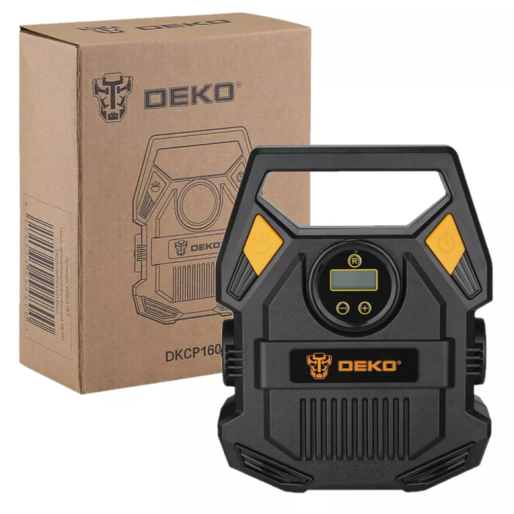 Насос автомобильный цифровой DEKO DKCP160Psi-LCD Basic, 065-0797 купить в Нягани