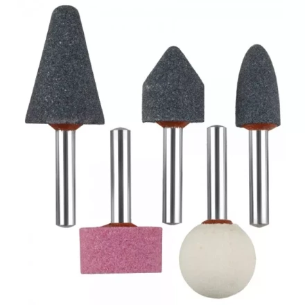 Набор ЗУБР &quot;МАСТЕР&quot;: Абразивные минишарошки-насадки для  дрели, хвостовик d 6мм, 5 предм. 35994-H5 купить в Нягани