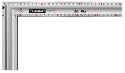 ЗУБР 300 мм, жесткий столярный угольник, Профессионал (34392-30) купить в Нягани