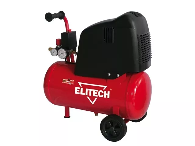 Компрессор безмасляный поршневой прямой привод Elitech ОМ 195/24+4К купить в Нягани