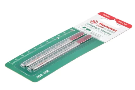 Пилки для лобзика HAMMER JG WD-PL T144D (2шт.) купить в Нягани