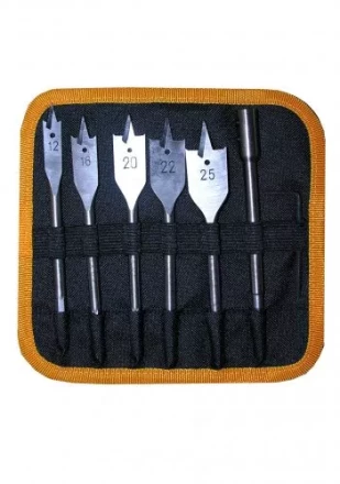 Набор сверл перовых  5 шт12-25х152мм+ 1удл.в сум1/1/40 19122 купить в Нягани