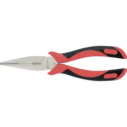 Длинногубцы GRAND 160 мм прямые никелированные двухкомпонентные рукоятки MTX 171369 купить в Нягани