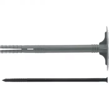 Дюбель Гриб для крепления утеплителя 100 мм 450 штук Сибртех 46043 купить в Нягани