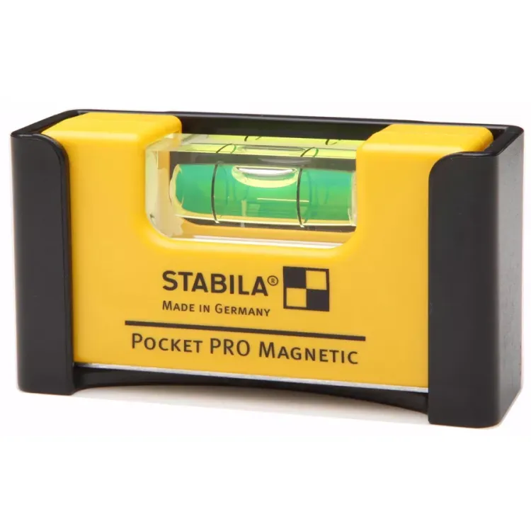 Уровень тип  Pocket Pro Magnetic 70x20x40мм в алюминиевом корпусе с магнитами с V-образным пазом  STABILA купить в Нягани