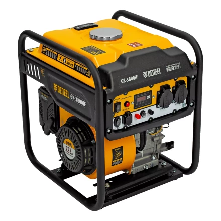 Генератор инверторный DENZEL GK-3800iF, 3,8 кВт, 230 В, ручной старт купить в Нягани