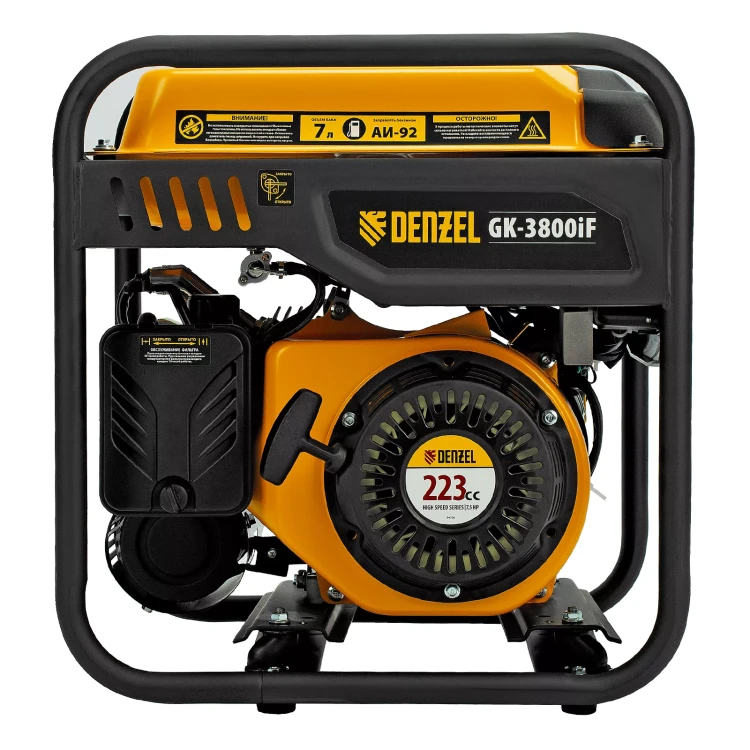 Генератор инверторный DENZEL GK-3800iF, 3,8 кВт, 230 В, ручной старт купить в Нягани