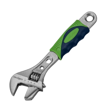 Ключ разводной Сибртех, 150мм, переставная губка, 2-х комп. рукоятка, 15597 купить в Нягани