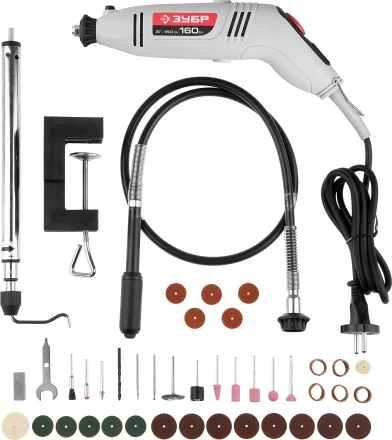 Гравер электрический + насадки ЗГ-160ЭК серия МАСТЕР купить в Нягани