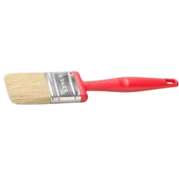 Кисть плоская ЗУБР "БСГ-50", с быстросъемной головой,  натуральная щетина, пластмассовая ручка, 63мм 4-01050-063